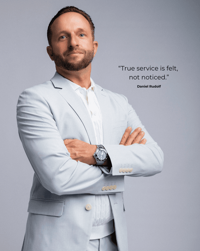 Daniel Rudolf, Gründer der Xclusive Butler School