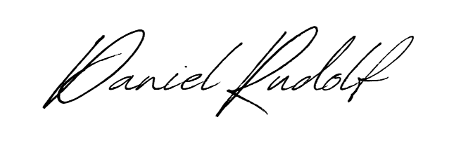 Daniel Rudolf, signed